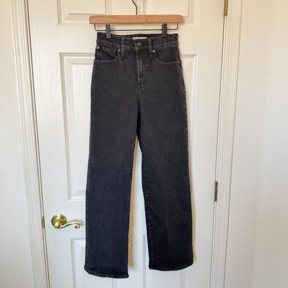 The Perfect Vintage Wide-Leg Jean (24, Black Rinse Wash) - Picture 5 of 12
